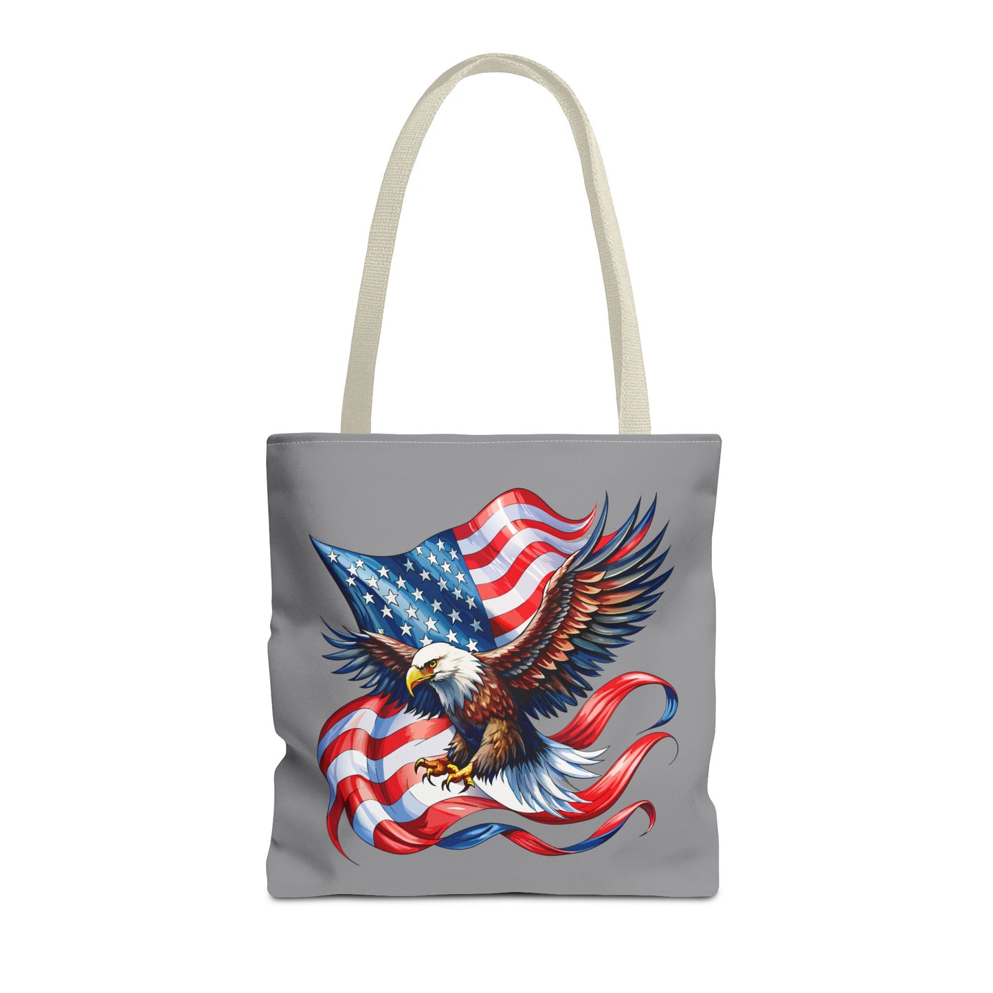 Princess Grace Patriotic Eagle Tote Bag Perfect for Fourth of July and Memorial Day