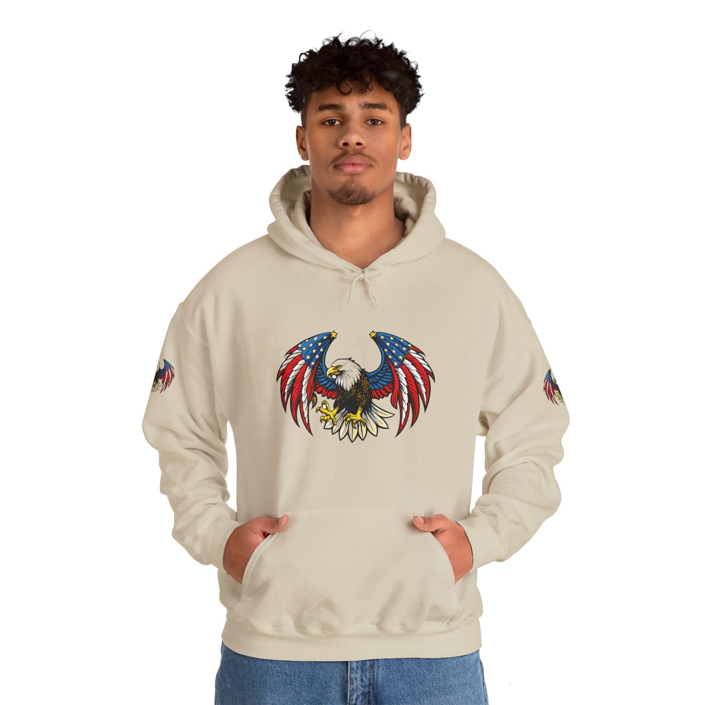 Princess Grace American Eagle Emblem Patriotic Unisex Hoodie