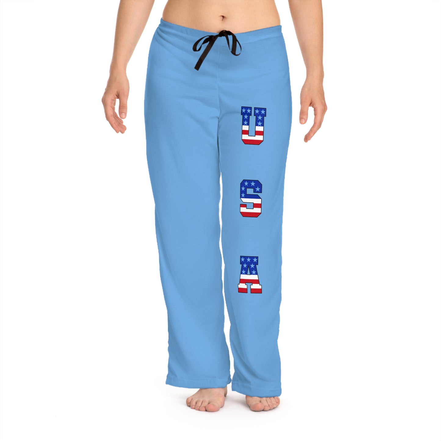 Princess Grace USA Flag Pajama Pants Comfy & Stylish Sleepwear for Independence Day Celebrations