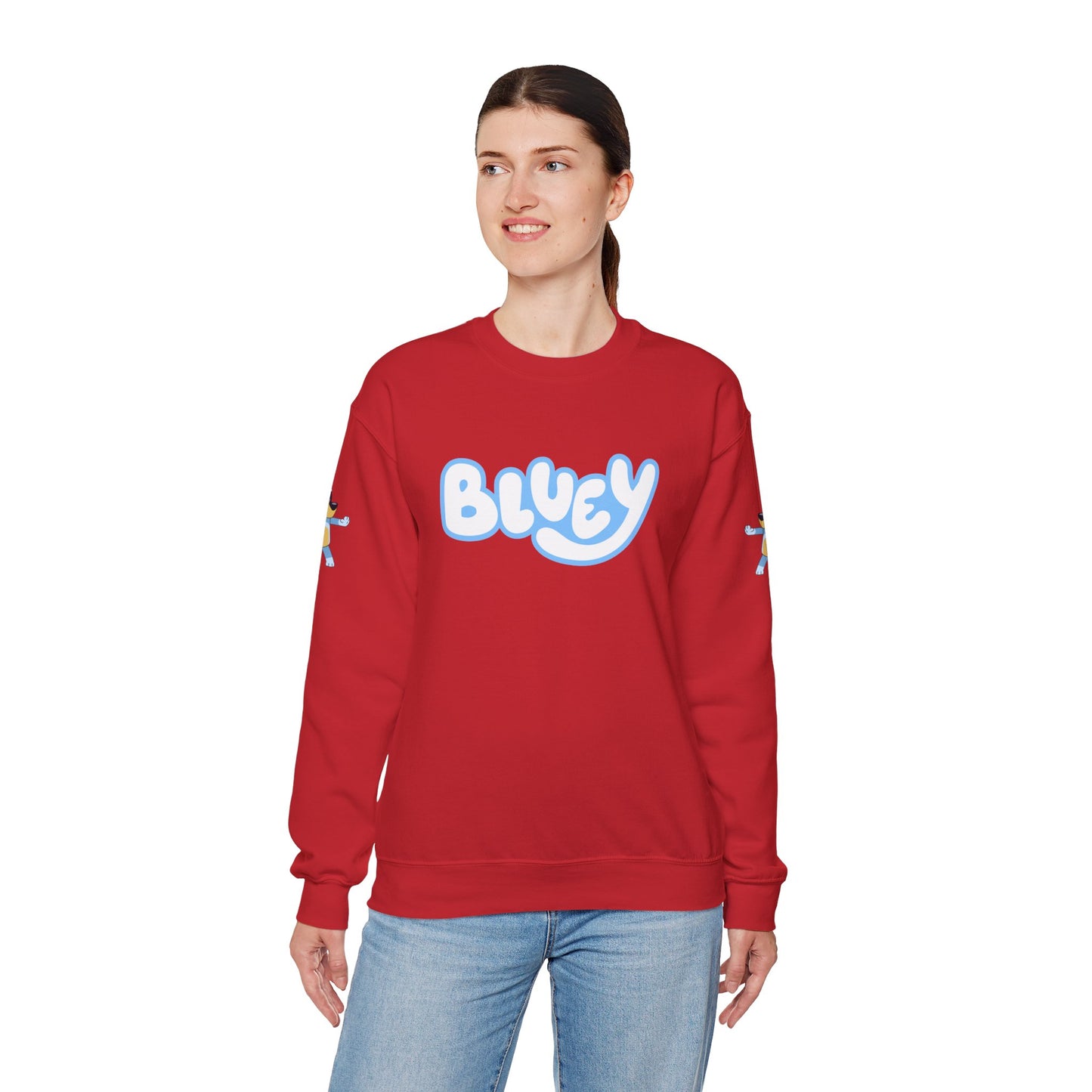 Princess Grace Bluey Crewneck Sweatshirt Cozy Unisex Pullover for Kids & Adults