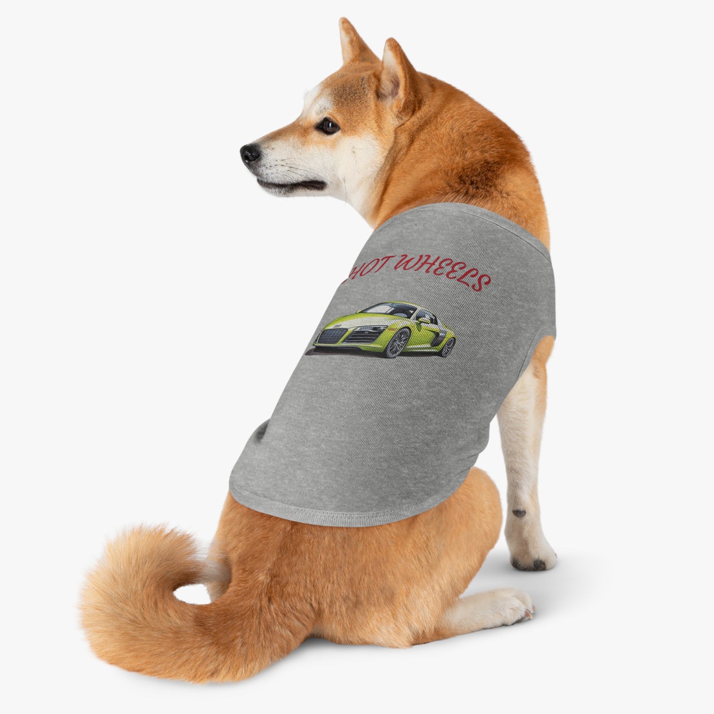 Princess Grace Hot Wheels Pet Tank Top Stylish Car Theme for Dog Lovers