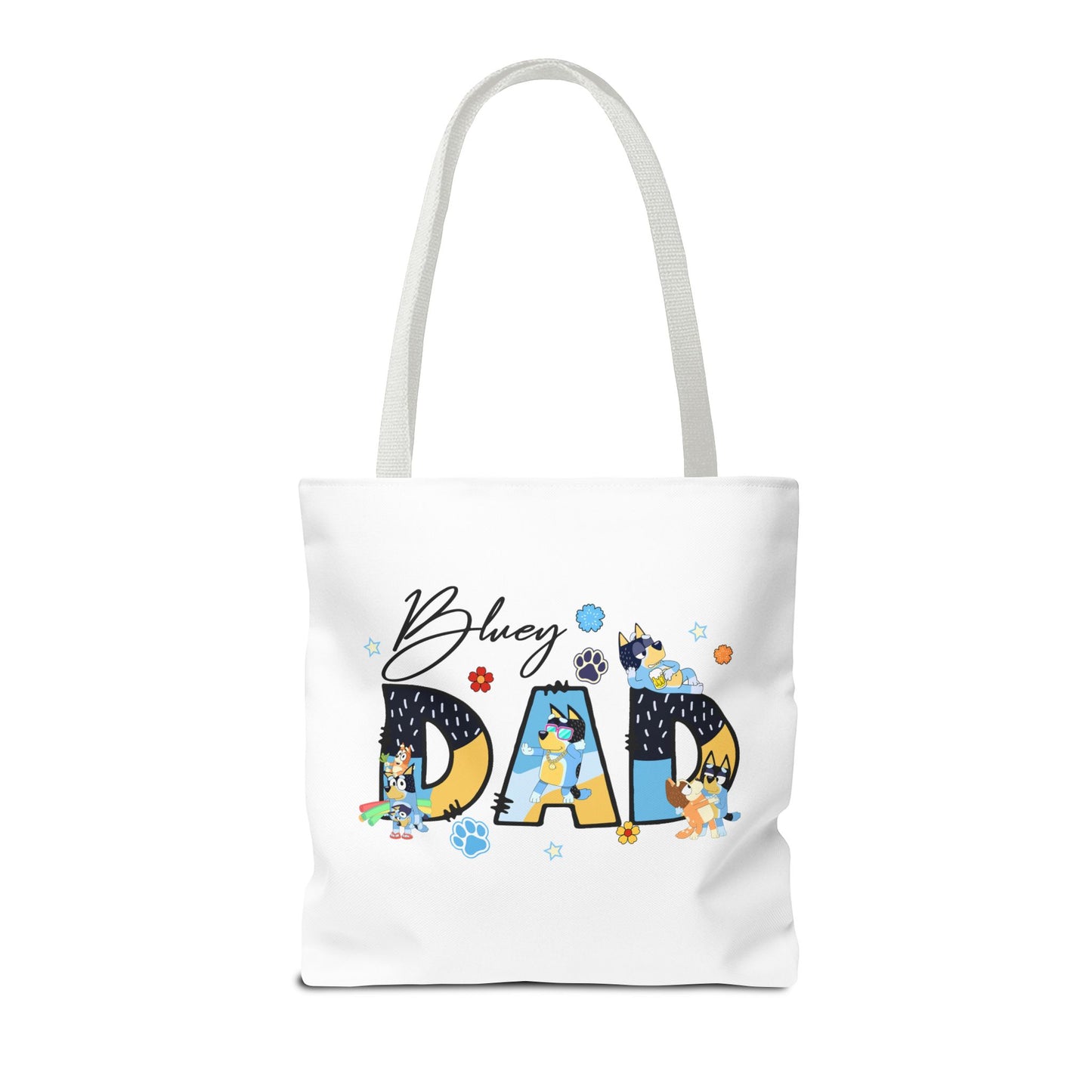 Princess Grace Bluey Dad Tote Bag Fun & Playful Accessory for Dog Lovers