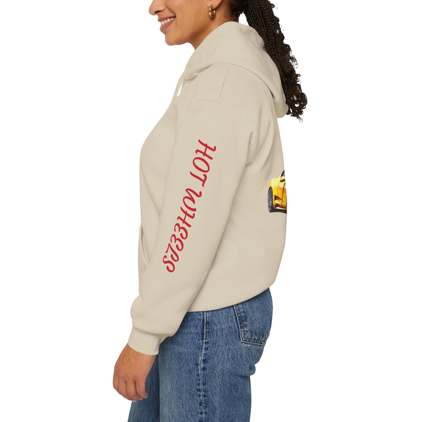 Princess Grace Retro Hot Wheels Hoodie for Car Enthusiasts