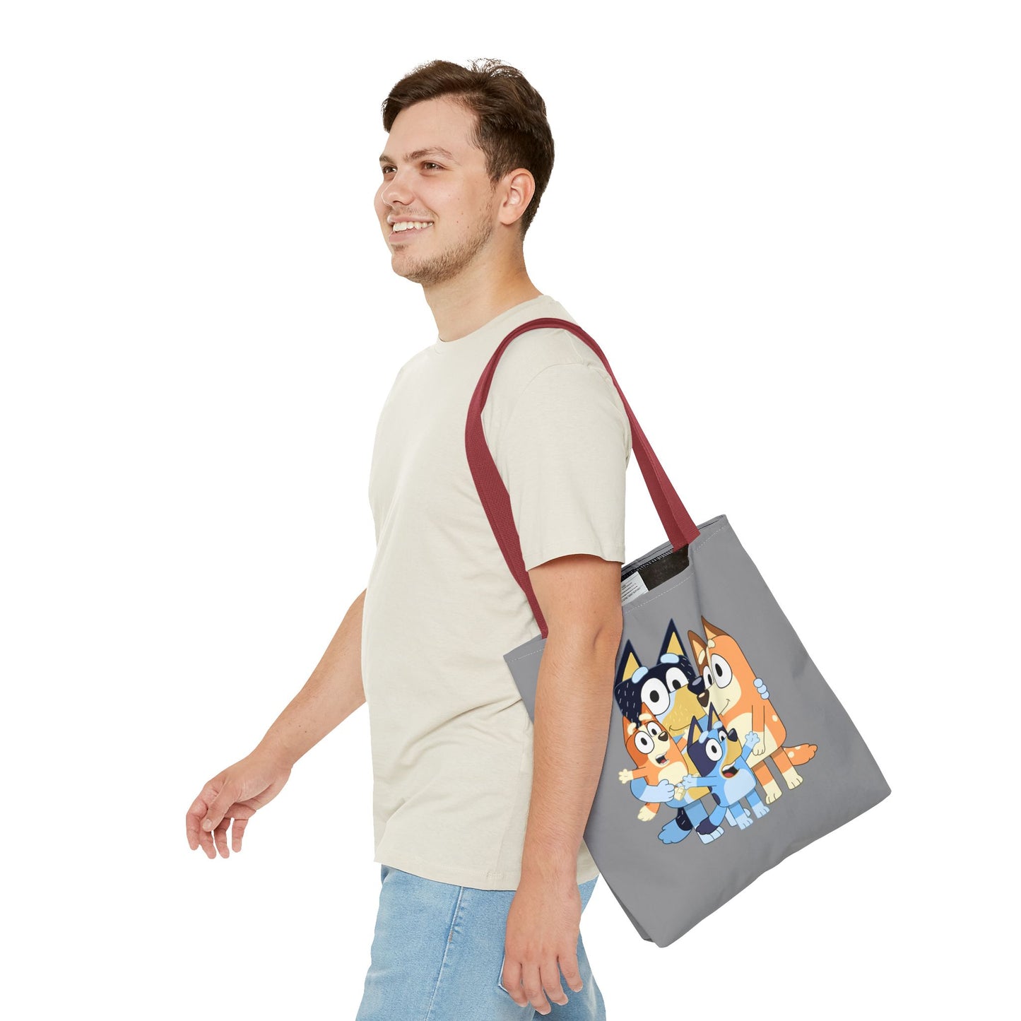 Princess Grace Cute Family Dogs Tote Bag Perfect for Dog Lovers and Kids Activities