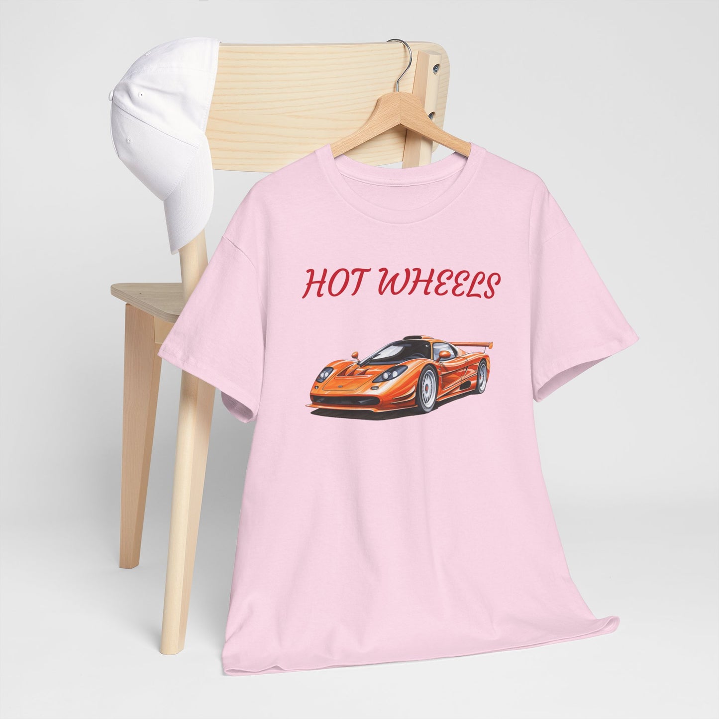 Princess Grace Hot Wheels Unisex Heavy Cotton Tee Vintage Car Graphic T-Shirt for Car Enthusiasts