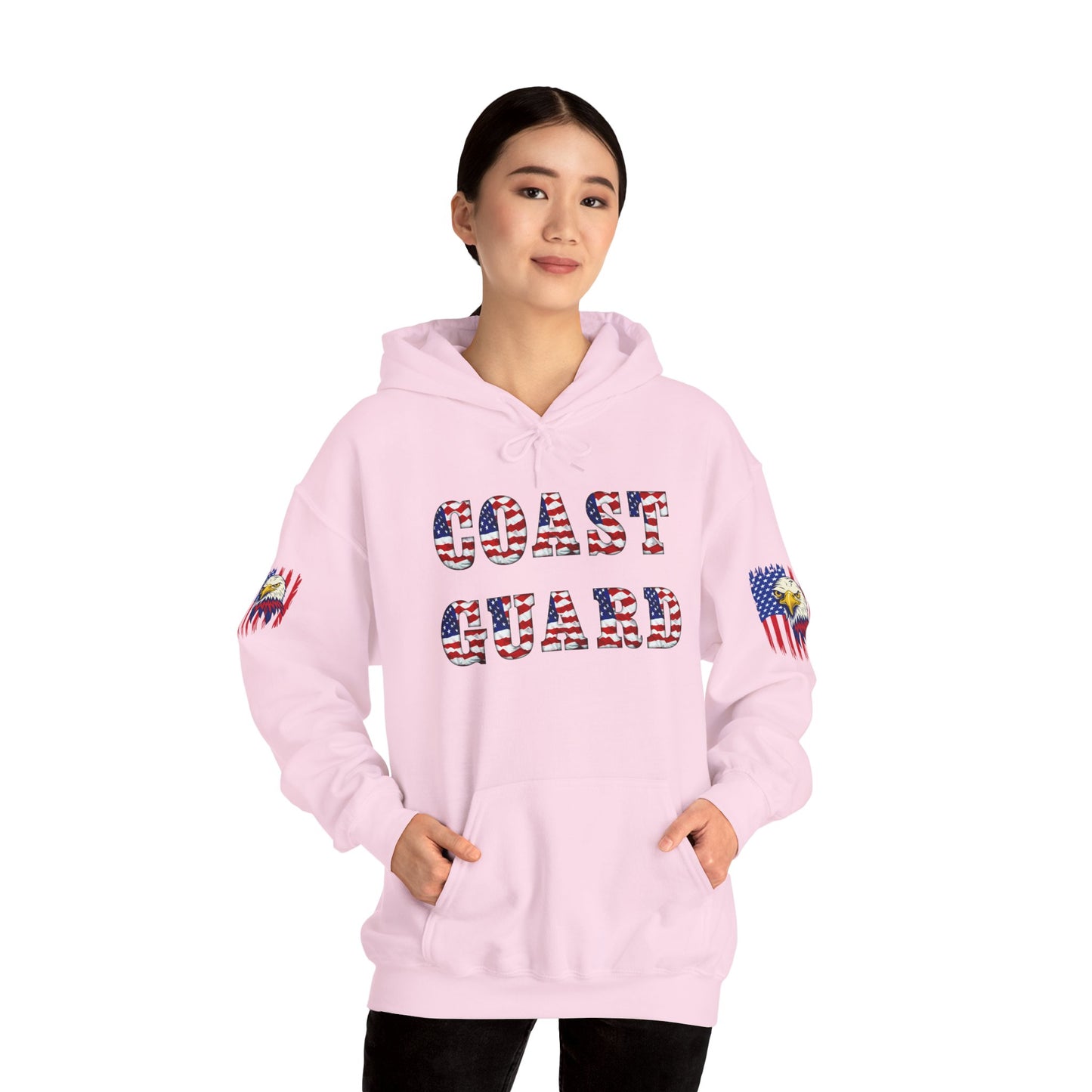 Princess Grace Patriotic Coast Guard Sweatshirt Unisex Heavy Blend Hoodie