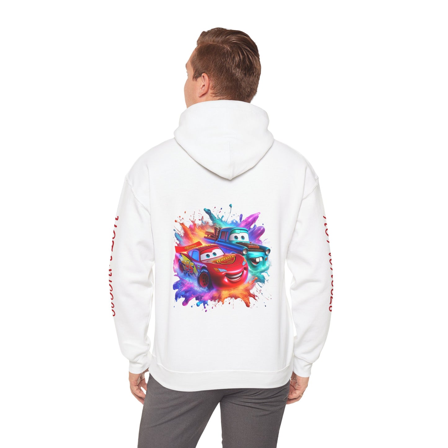 Princess Grace Cool Hot Wheels Unisex Hooded Sweatshirt Perfect for Car Enthusiasts