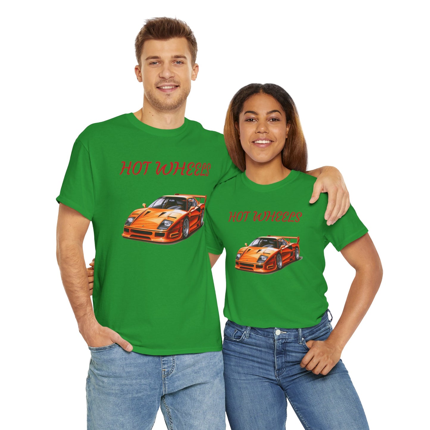 Princess Grace Hot Wheels Unisex Heavy Cotton Tee Perfect for Car Lovers and Racing Fans