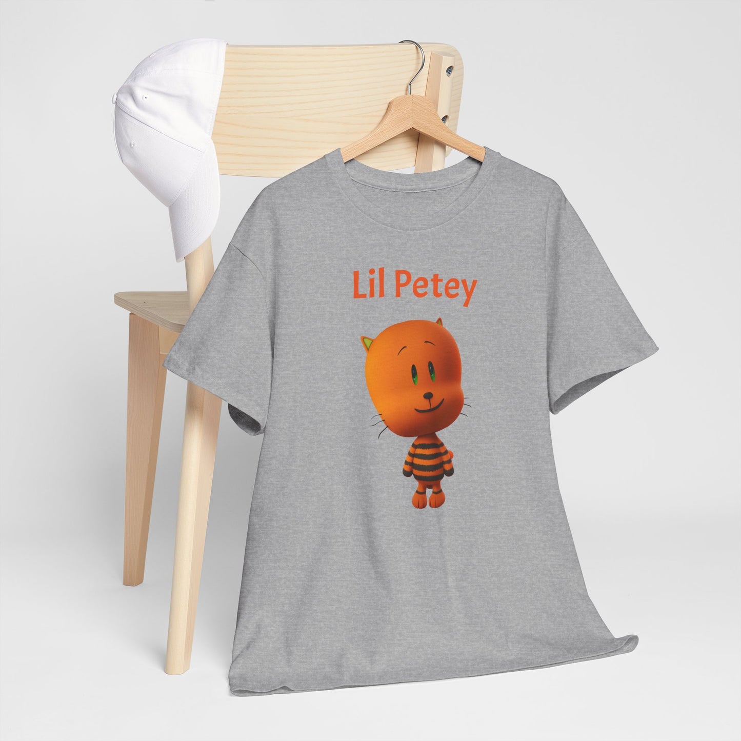Princess Grace Lil Petey Unisex Heavy Cotton Tee Fun & Playful Cartoon T-Shirt for Kids and Adults