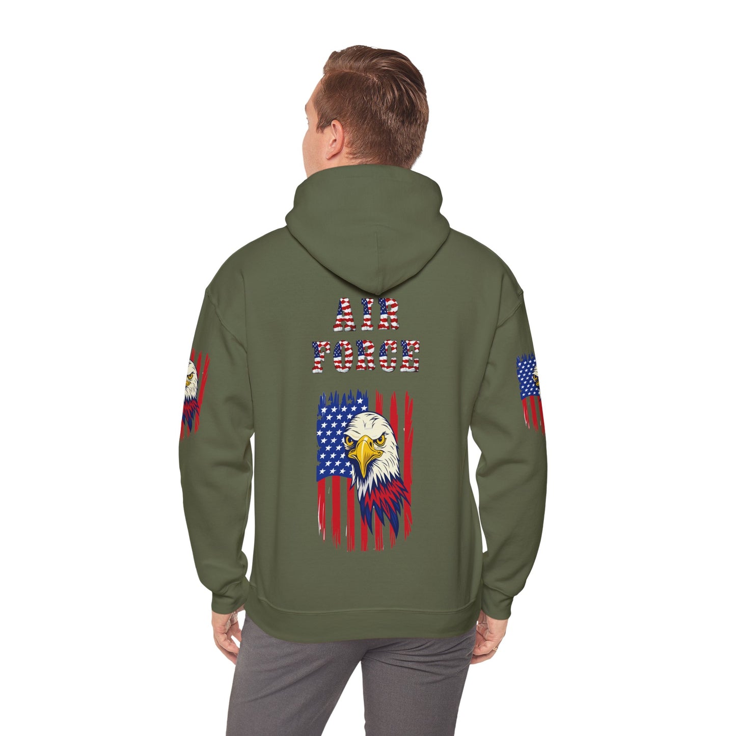 Princess Grace Unisex Air Force Hoodie with Eagle Design