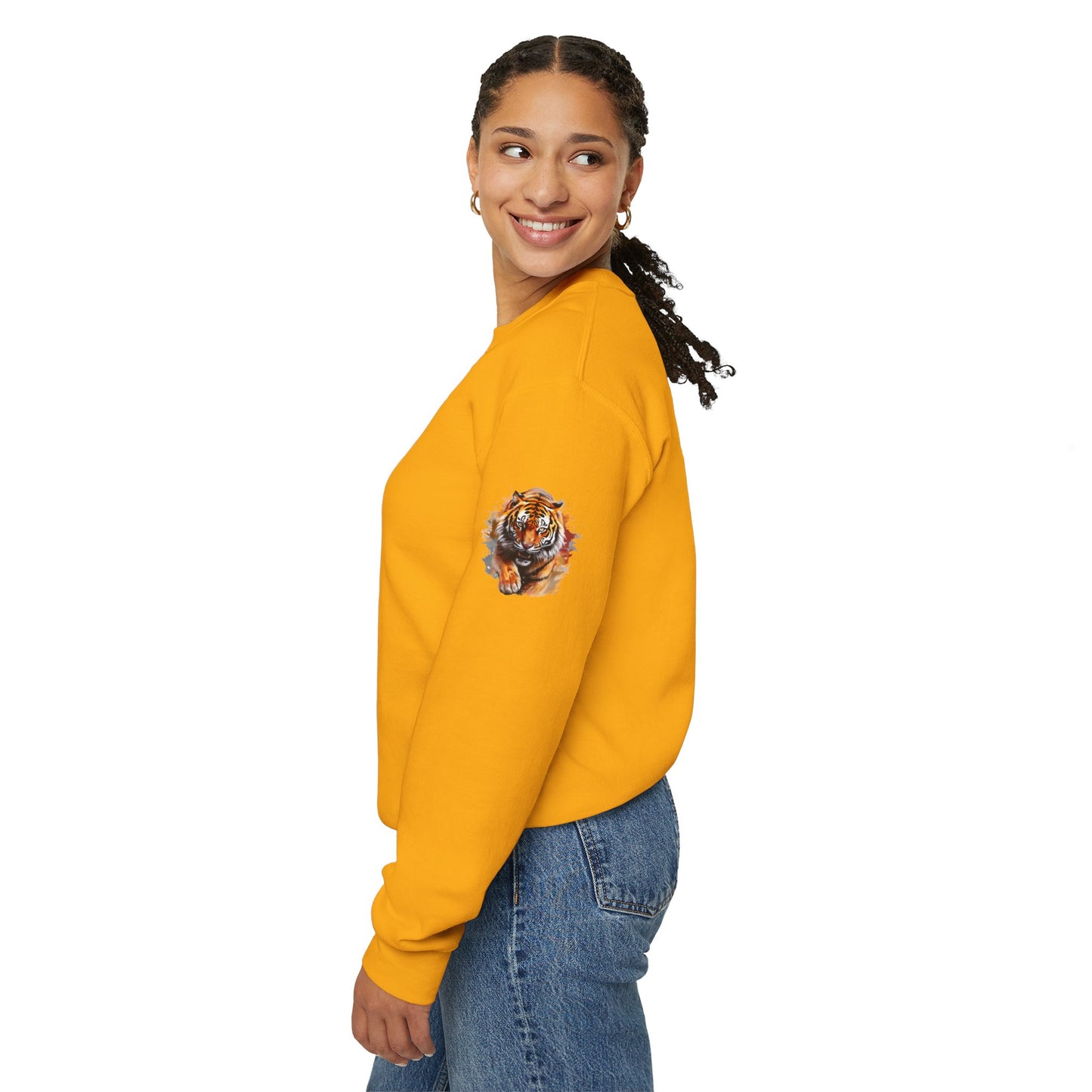 Princess Grace Majestic Tiger Unisex Heavy Blend Crewneck Sweatshirt