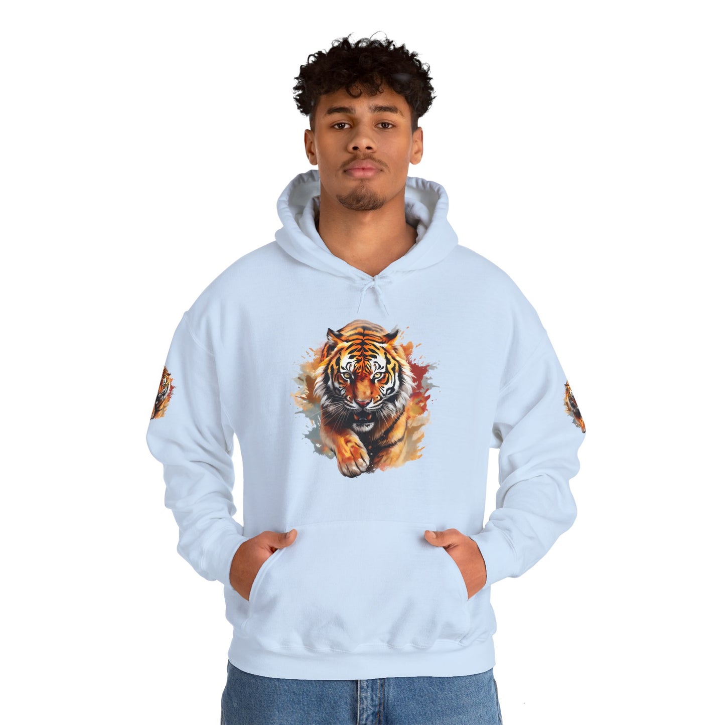 Princess Grace Fierce Tiger Graphic Unisex Heavy Blend Hoodie