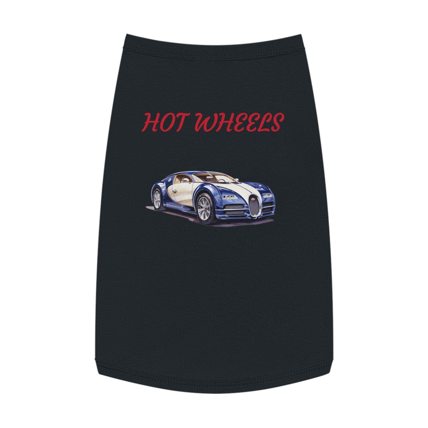 Princess Grace Hot Wheels Pet Tank Top for Car Lovers Stylish Dog Apparel