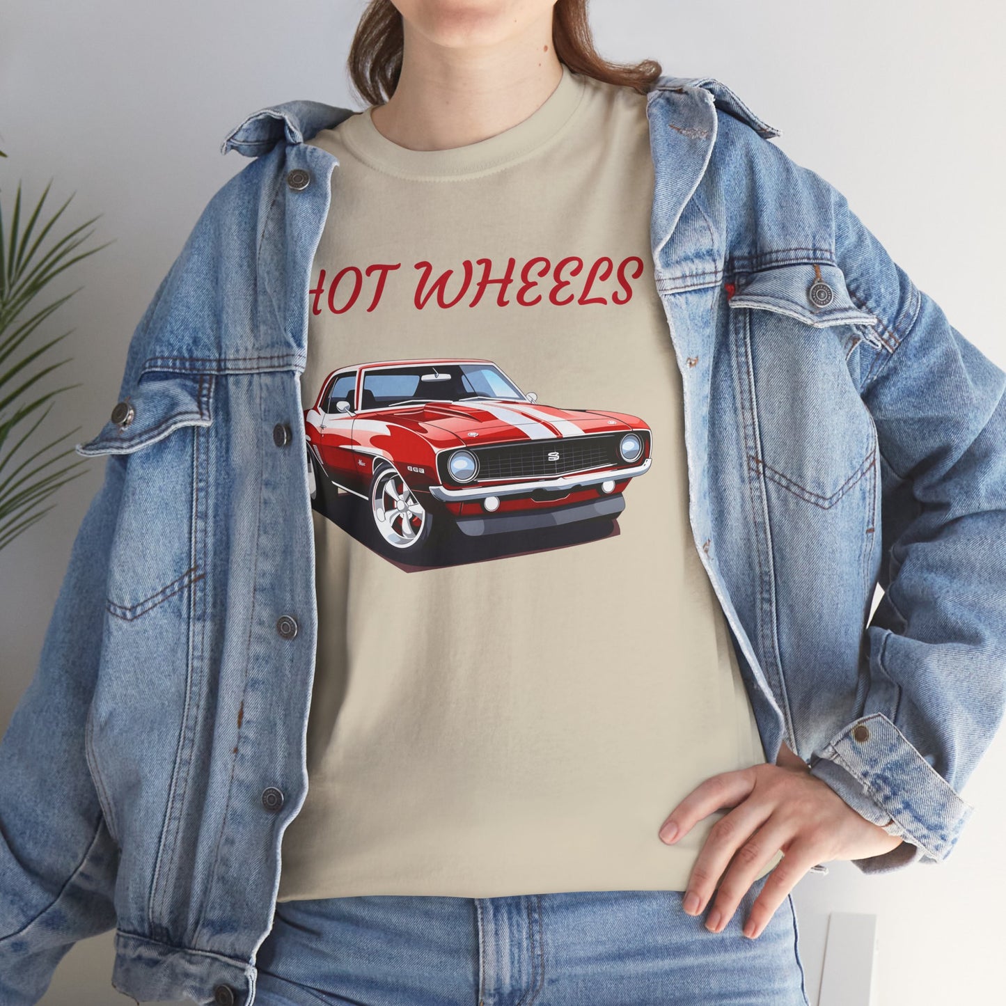 Princess Grace Hot Wheels Graphic Unisex Heavy Cotton Tee Perfect for Car Enthusiasts