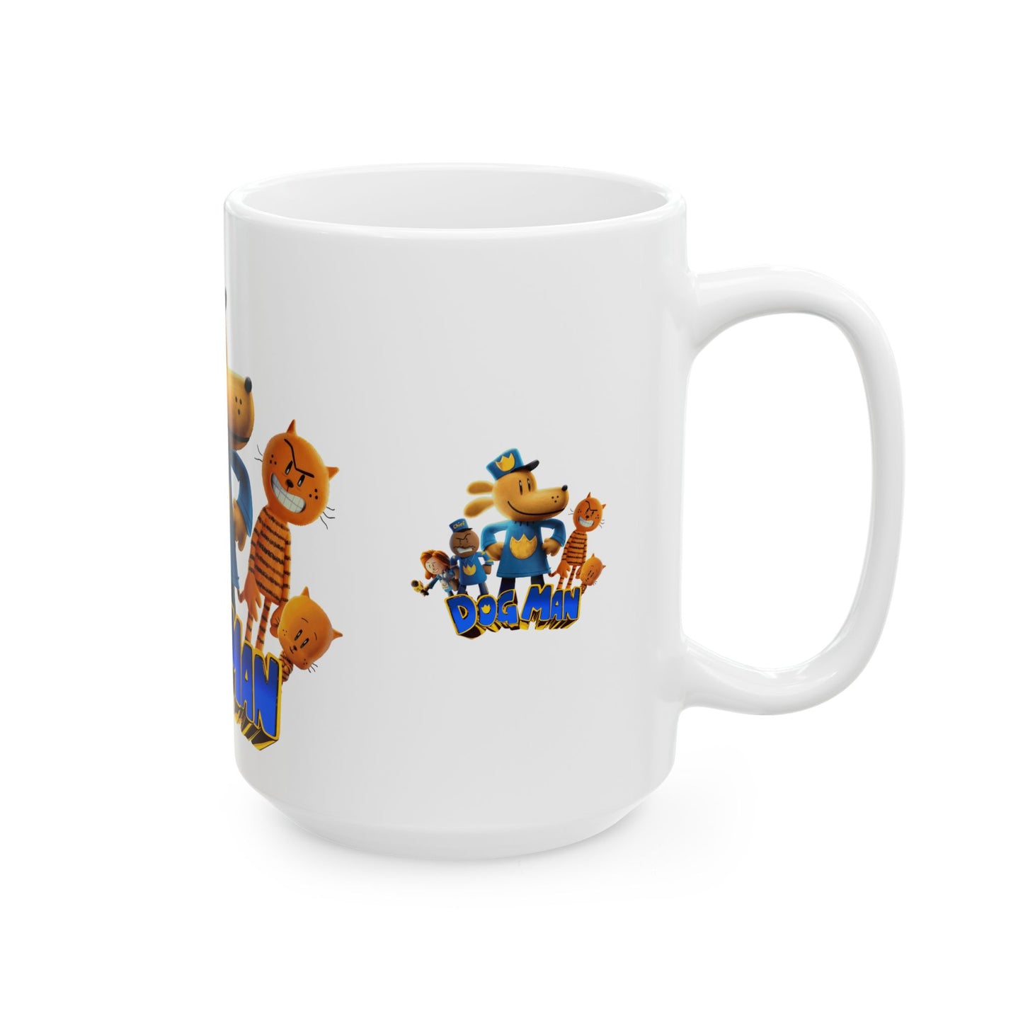 Princess Grace Dog Man Ceramic Mug Fun 11oz & 15oz Coffee Cup for Kids & Fans