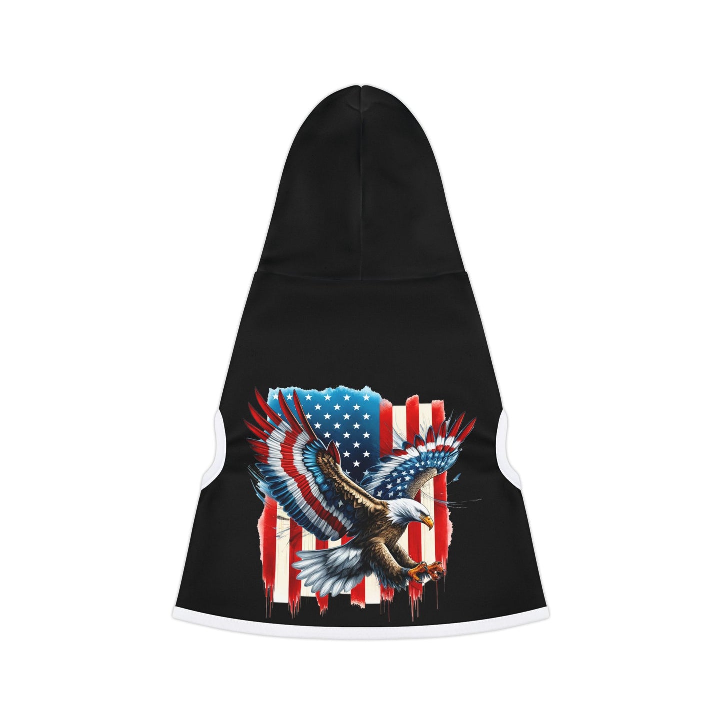 Princess Grace Patriotic Pet Hoodie Eagle Design for Dogs and Cats