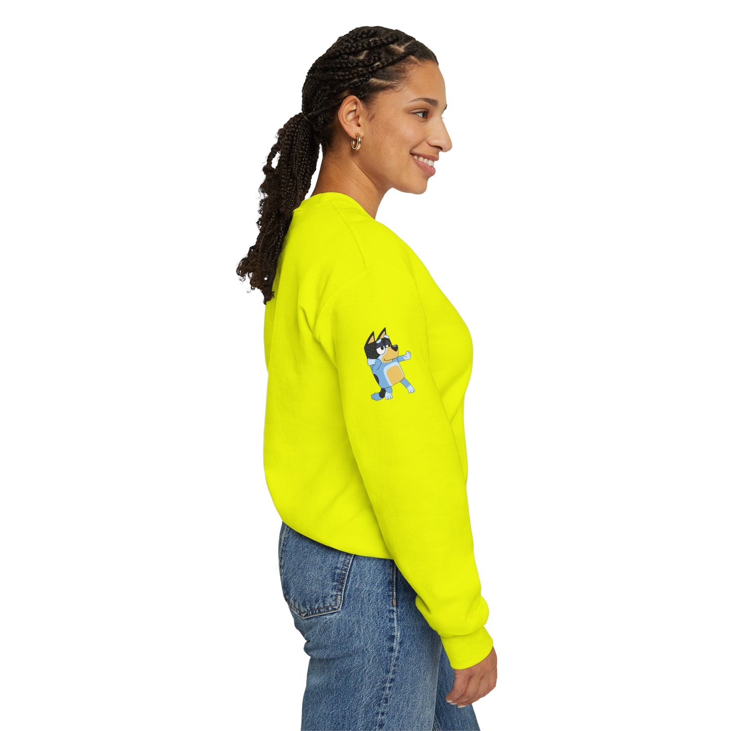 Princess Grace Bluey Friends Inspired Unisex Heavy Blend Crewneck Sweatshirt Cozy Cartoon Vibes