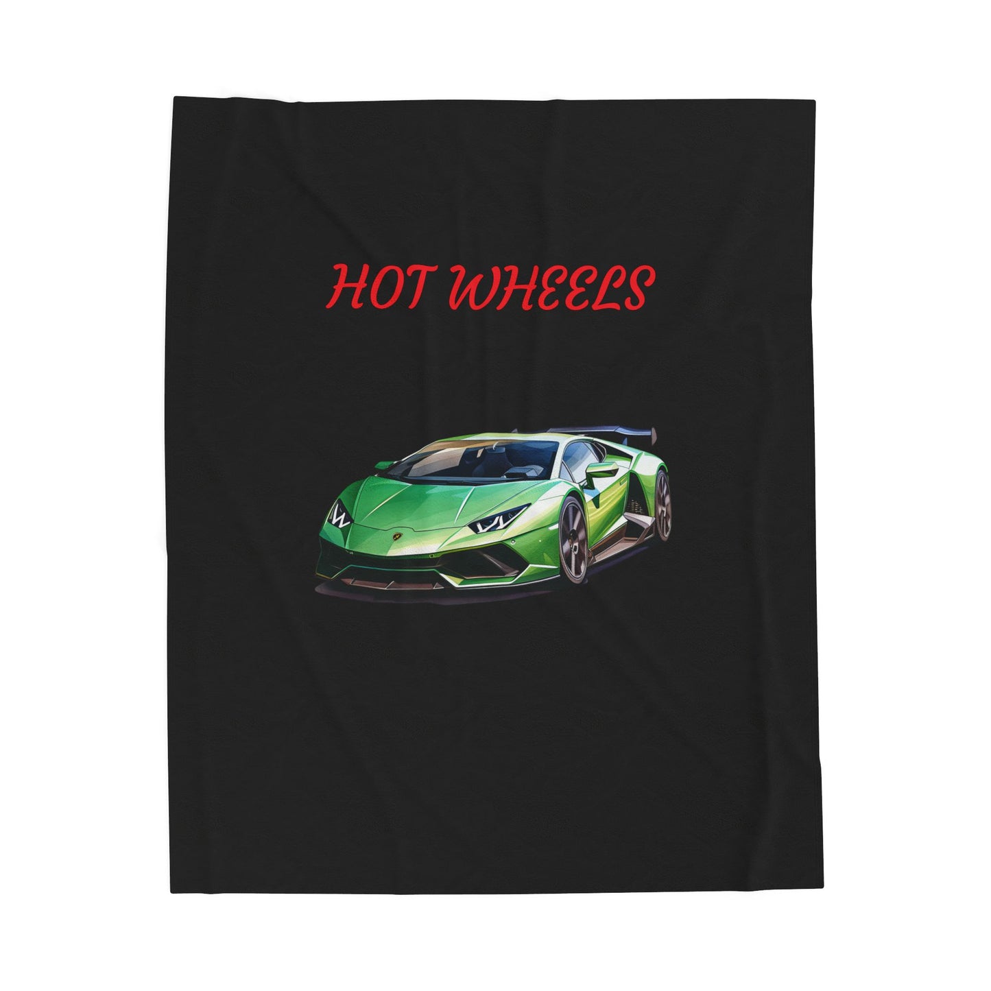 Princess Grace Hot Wheels Velveteen Plush Blanket Cozy Car Themed Throw for Kids