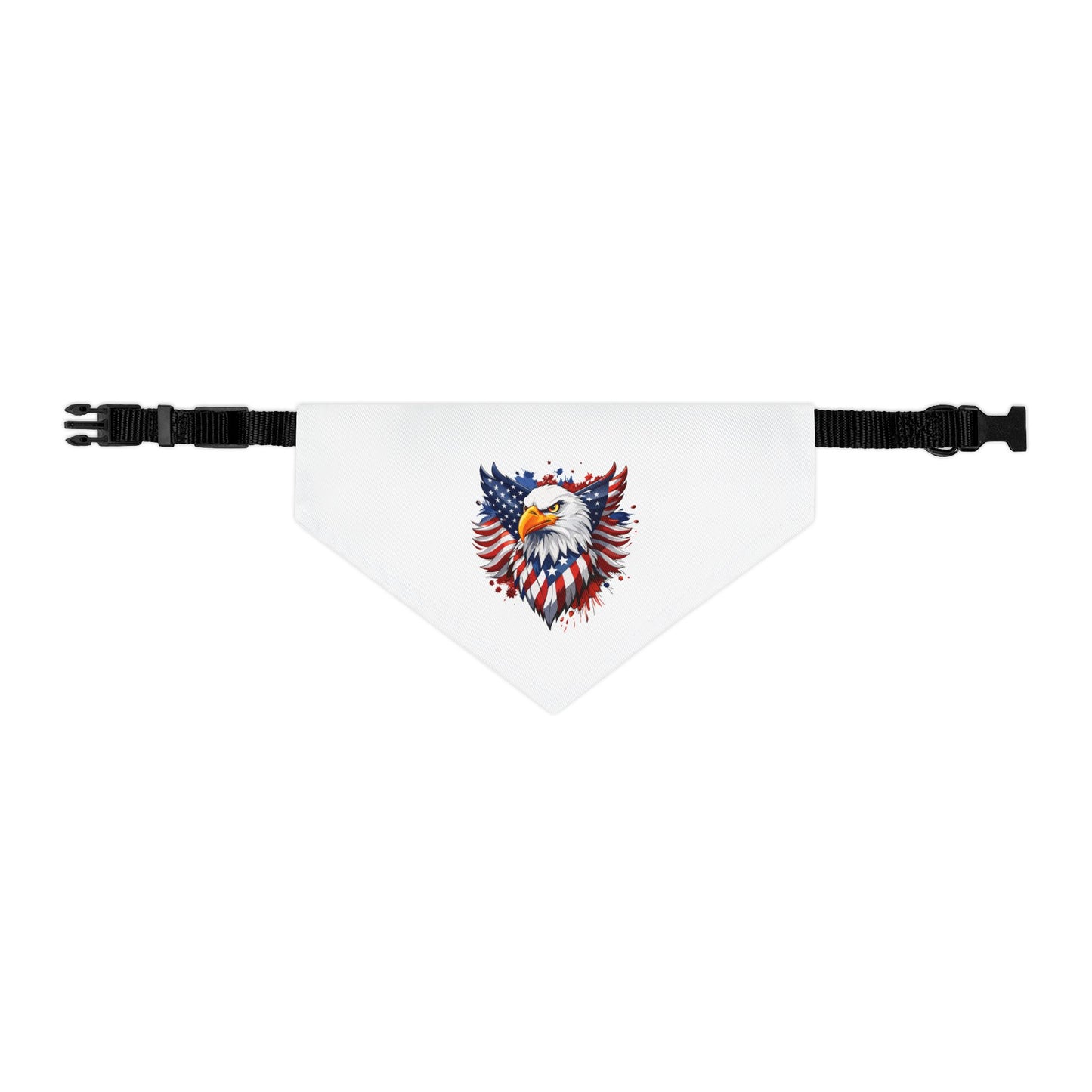 Princess Grace Patriotic Eagle Pet Bandana Collar Independence Day Dog Accessory
