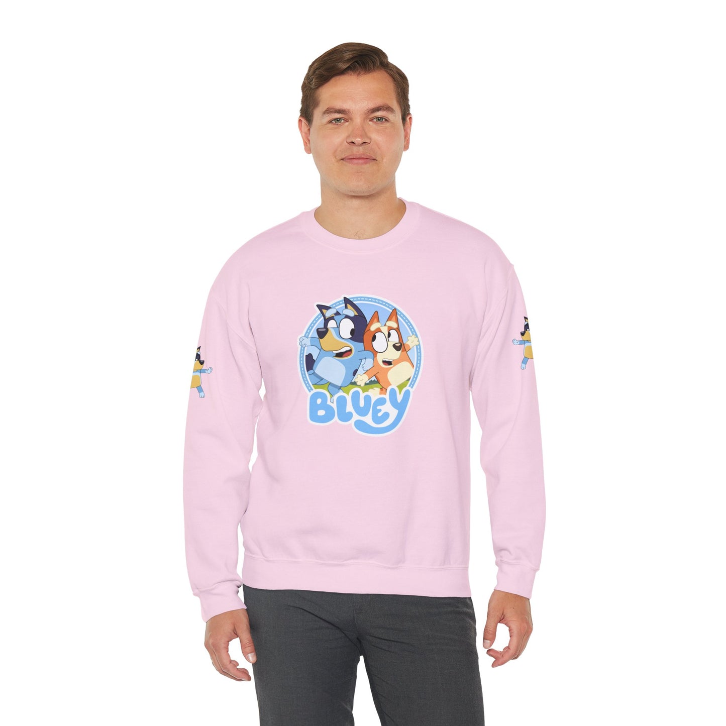 Princess Grace Bluey Friends Unisex Crewneck Sweatshirt Cozy Cartoon Apparel for Kids & Adults