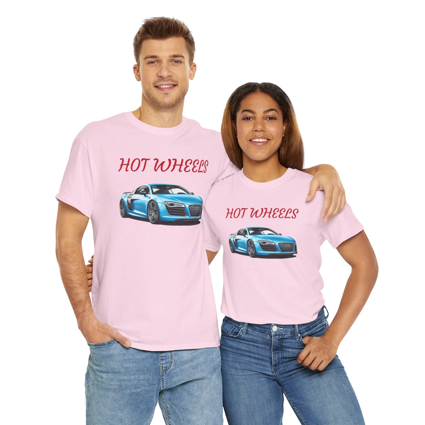 Princess Grace Hot Wheels Unisex Heavy Cotton Tee Classic Car Graphic Shirt