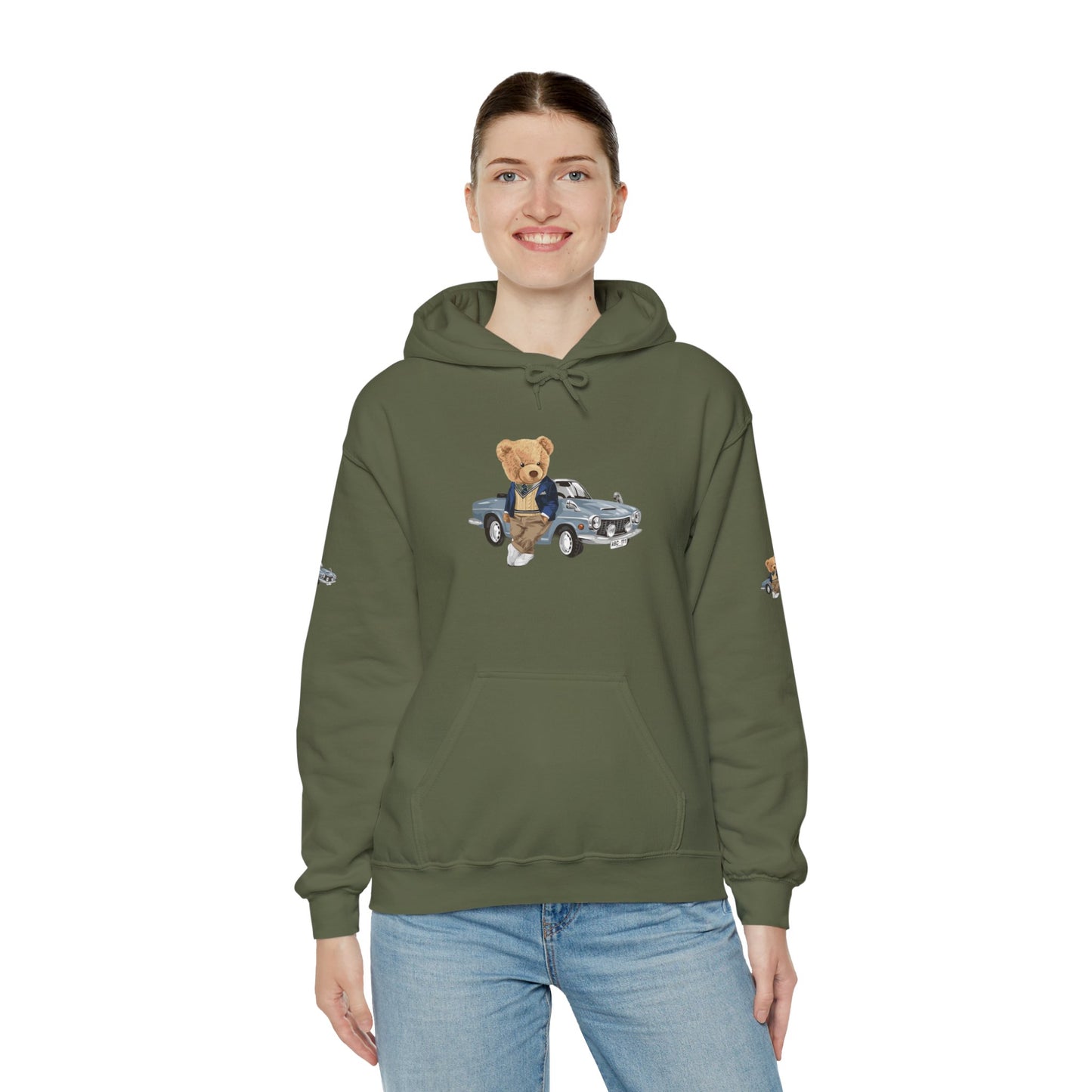 Princess Grace Luxury Bear Hoodie Chic & Cozy Unisex Sweatshirt