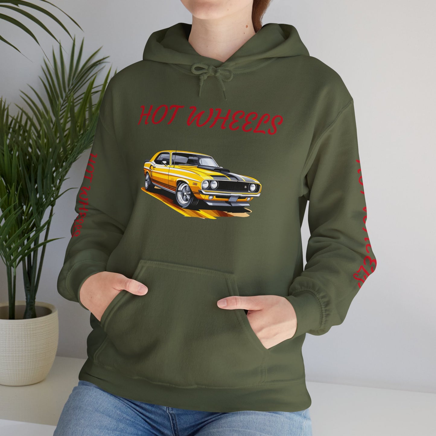 Princess Grace Retro Hot Wheels Unisex Hoodie Vintage Car Design