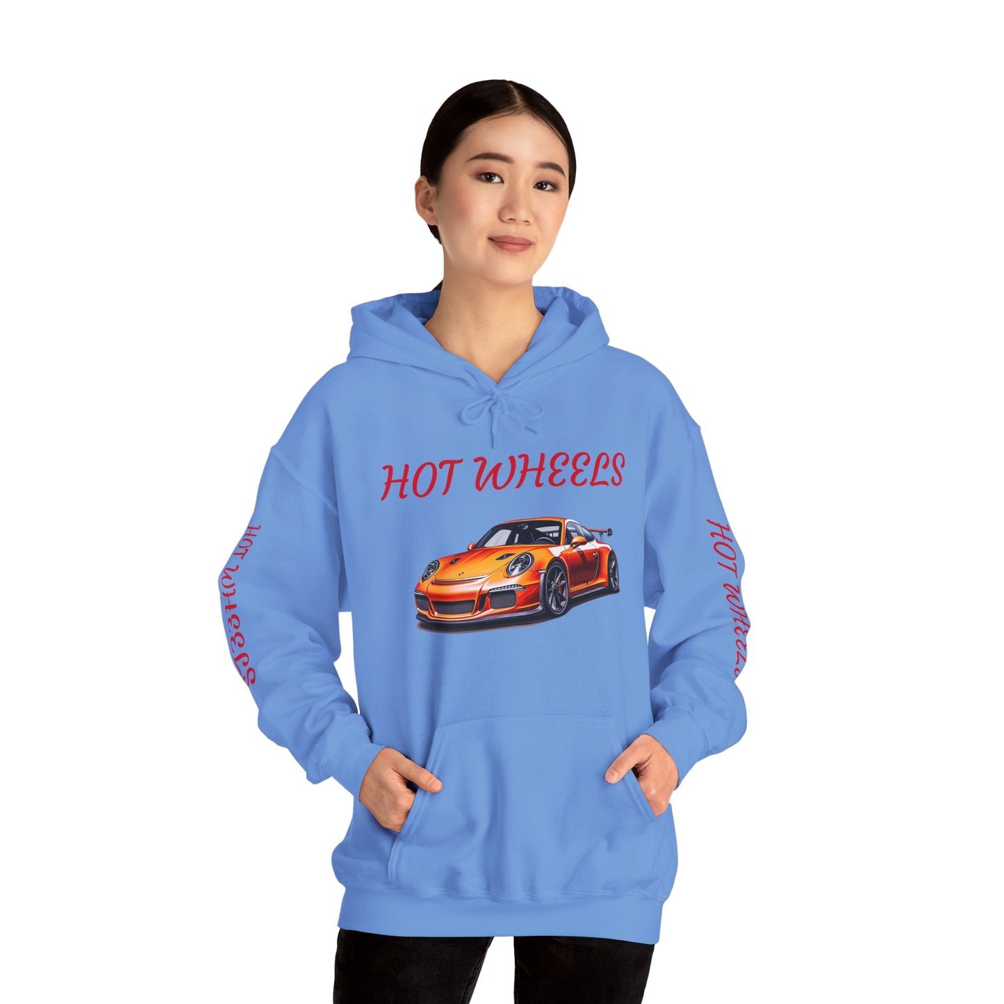 Princess Grace Hot Wheels Unisex Heavy Blend Hooded Sweatshirt Perfect for Car Enthusiasts Ideal Gift for Birthdays and Celebrations