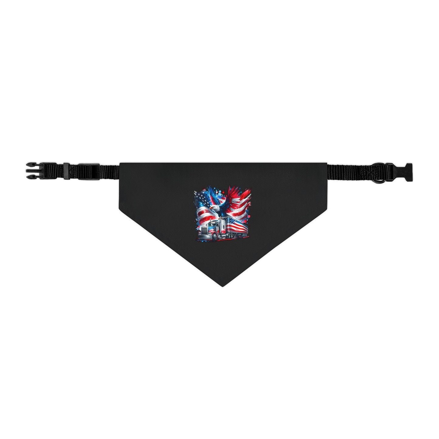 Princess Grace Patriotic Pet Bandana Collar USA Flag Design for Dogs