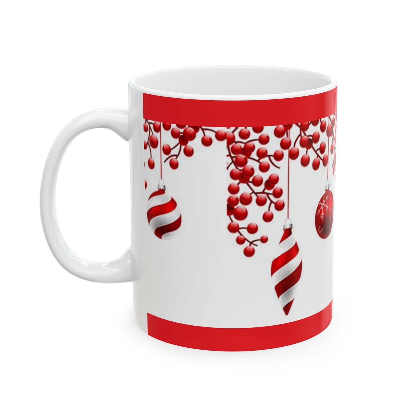 Princess Grace Festive Holiday Ornament Ceramic Mug Perfect for Christmas Cheer 11oz 15oz