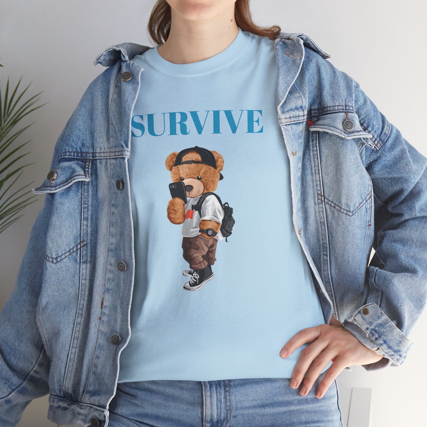 Princess Grace Survive Graphic Unisex Heavy Cotton Tee Stylish Casual Wear