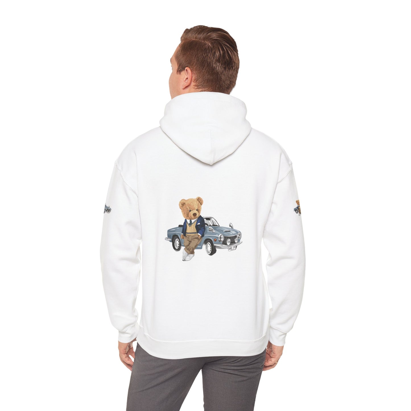 Princess Grace Luxury Bear Hoodie Chic & Cozy Unisex Sweatshirt