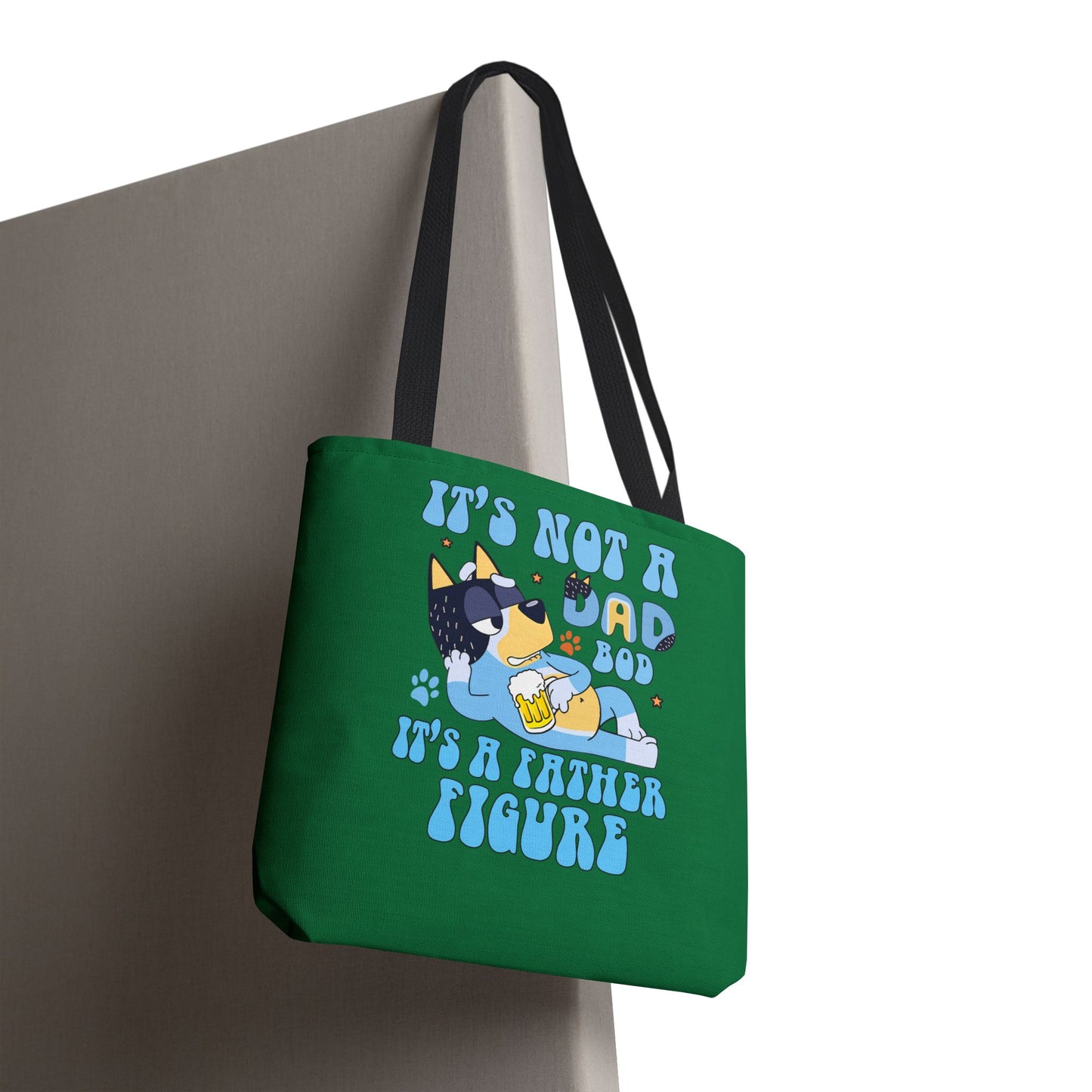 Princess Grace Funny Dad Tote Bag "It's Not a Dad Bod, It's a Father Figure"