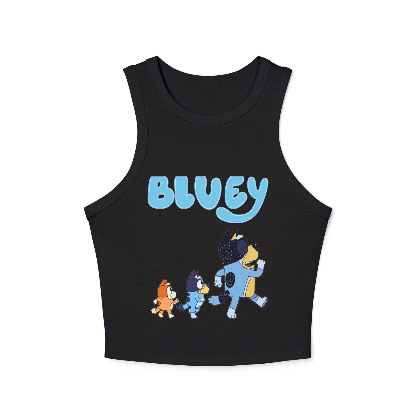 Princess Grace Bluey Kids Racer Tank Top Fun Cartoon Style for Playtime and Summer