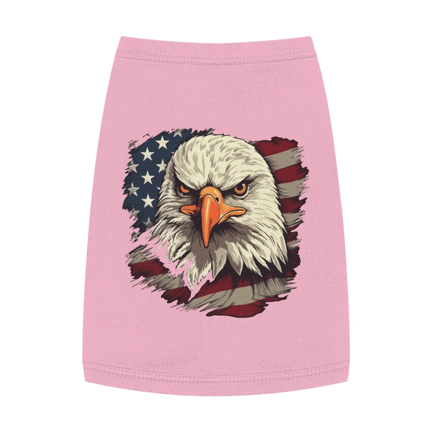 Princess Grace Patriotic Eagle Pet Tank Top USA Flag Design