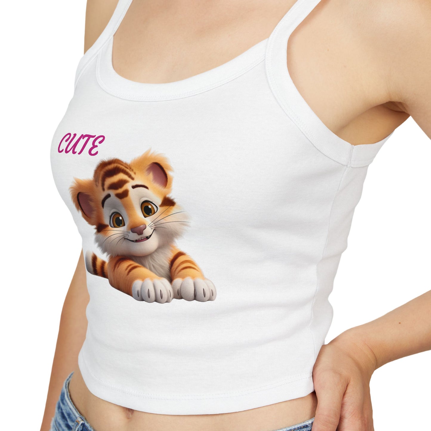 Princess Grace CUTE Women's Spaghetti Strap Tank Top