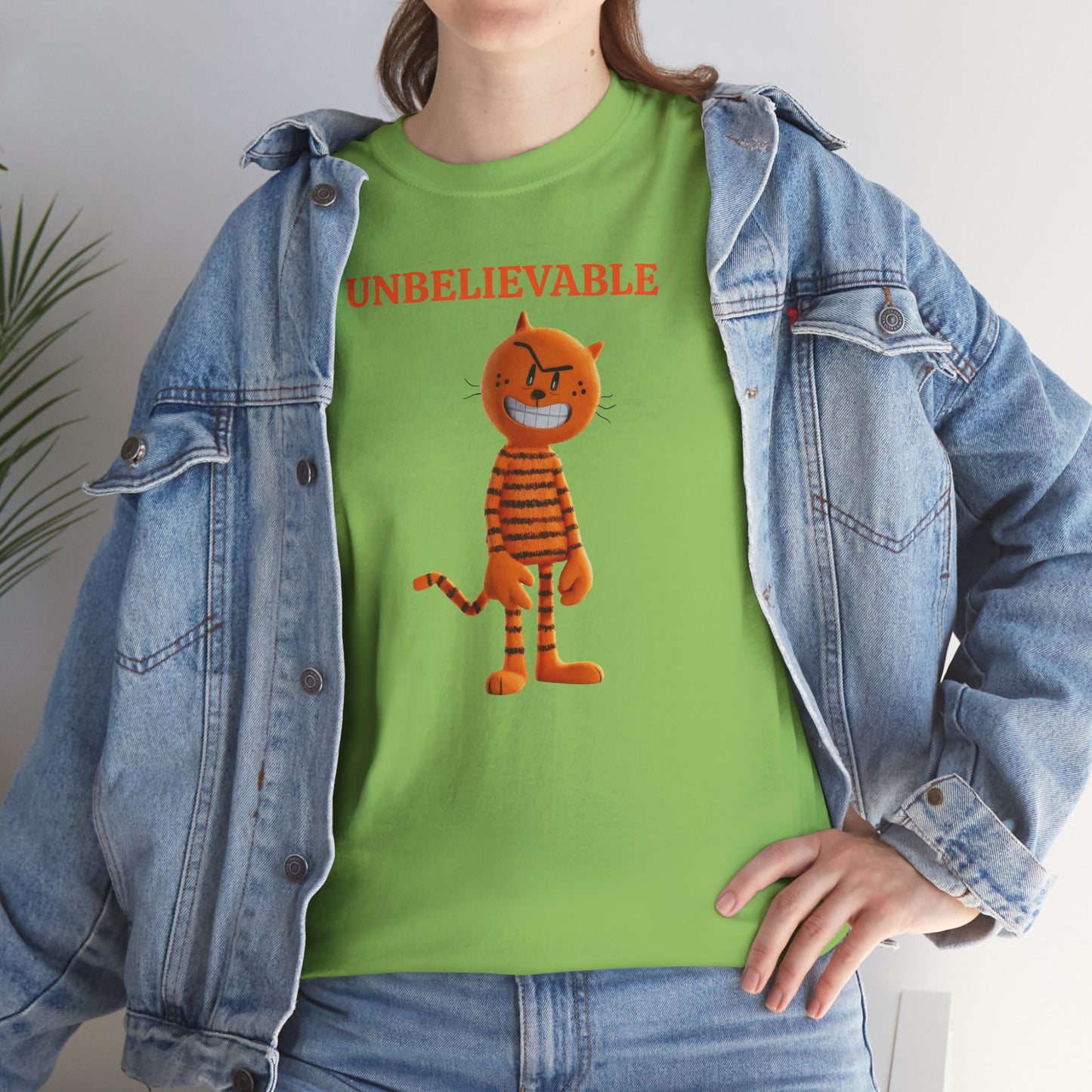 Princess Grace Unbelievable Cat Graphic Unisex Heavy Cotton Tee