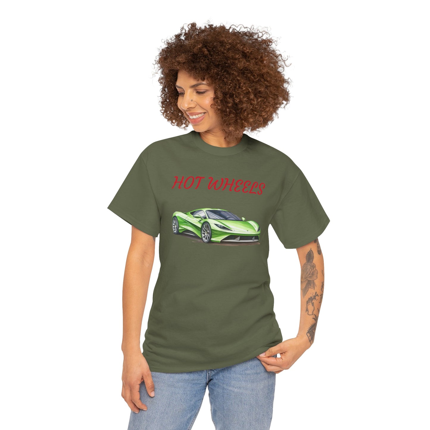 Princess Grace Hot Wheels Unisex Heavy Cotton Tee Perfect for Car Enthusiasts