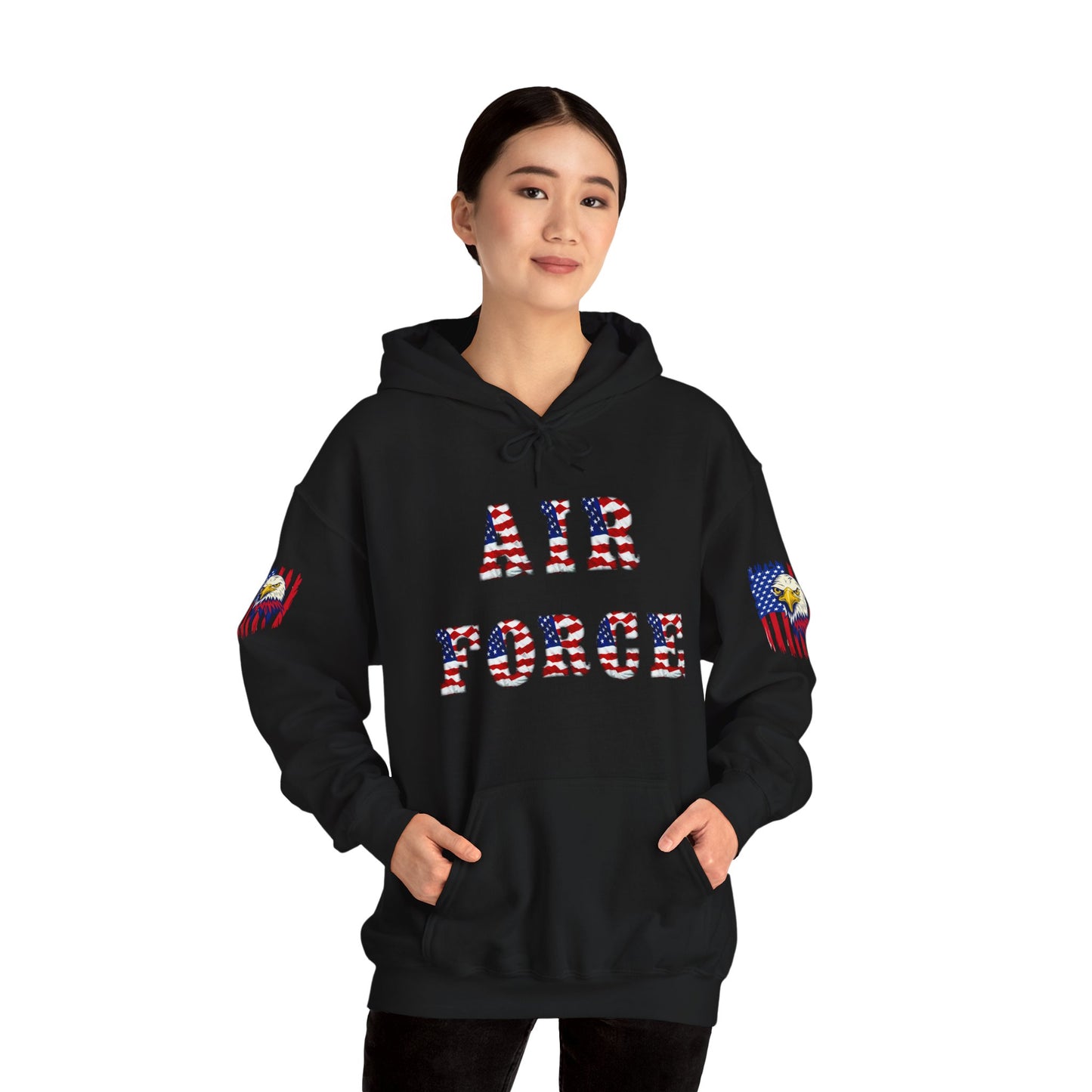 Princess Grace Unisex Air Force Hoodie with Eagle Design