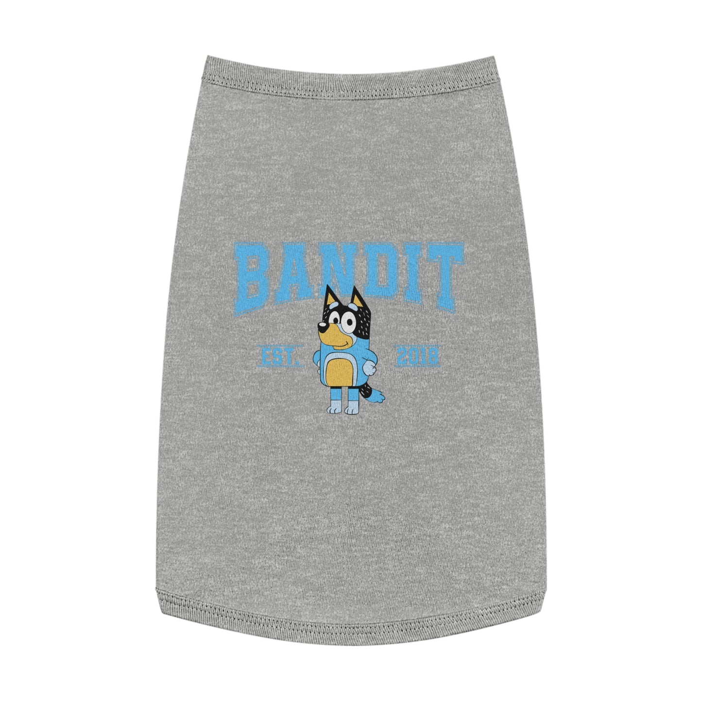 Princess Grace BLUEY Cute Dog Tank Top 'Bandit' Pet Apparel for Stylish Dogs