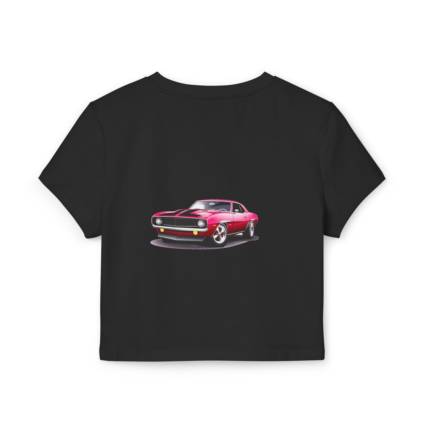 Princess Grace Women's Hot Wheels Graphic Baby Tee Vintage Car Fashion