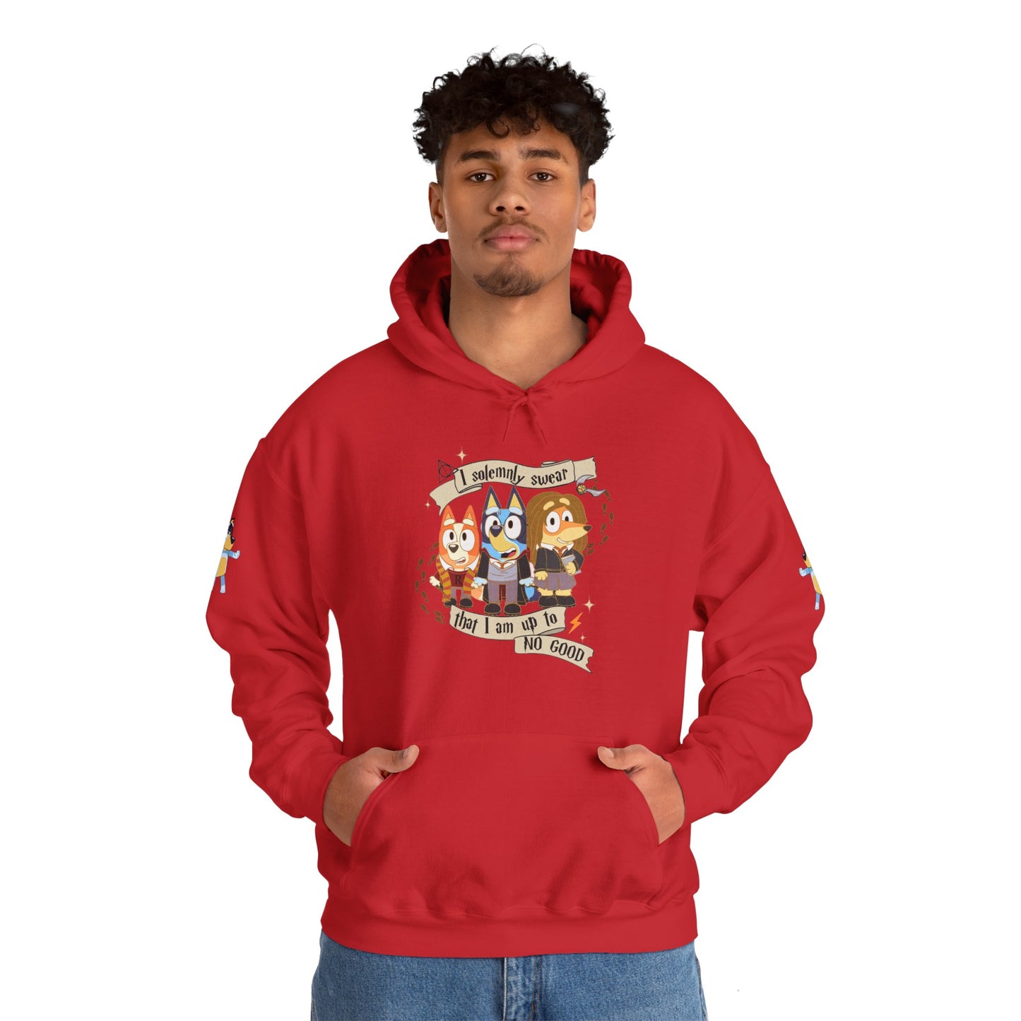 Princess Grace Bluey I Sincerely Sweet! Unisex Heavy Blend Hooded Sweatshirt for Fun Loving Fans