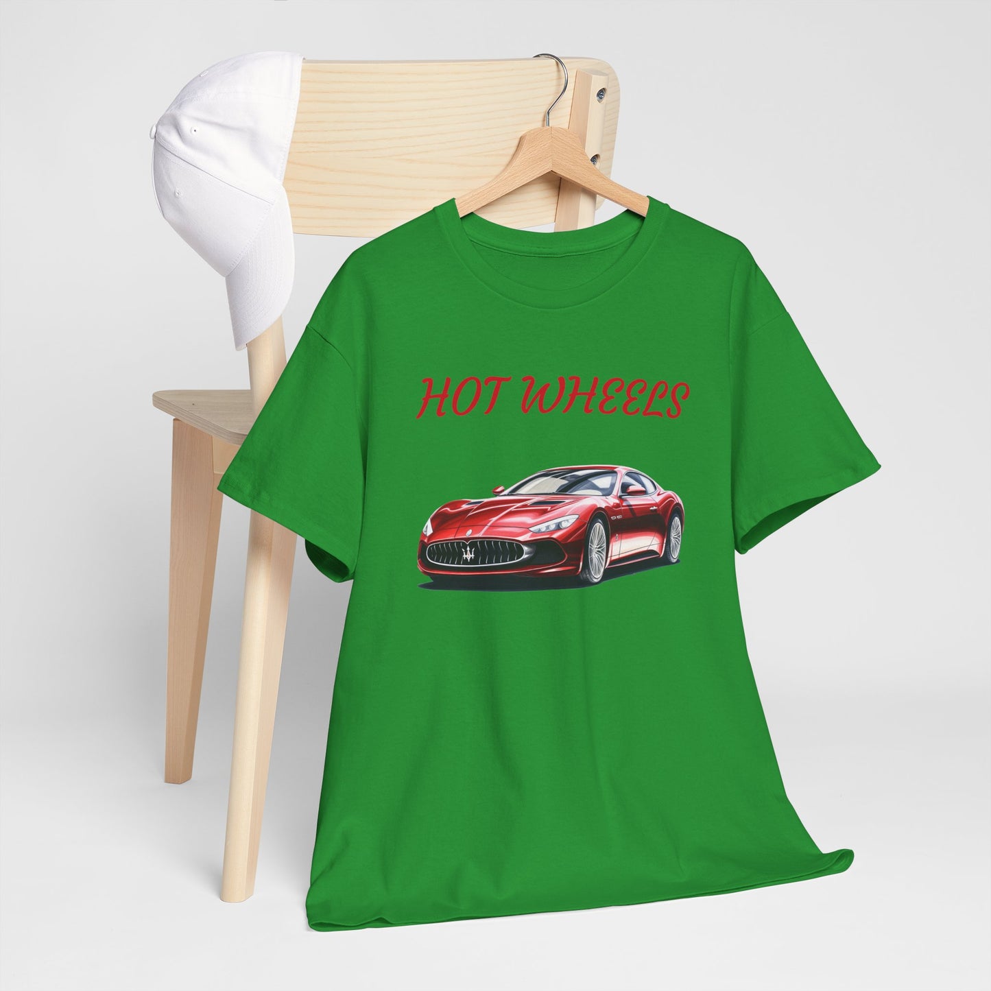 Princess Grace Cool Hot Wheels Unisex Heavy Cotton Tee Perfect for Car Enthusiasts