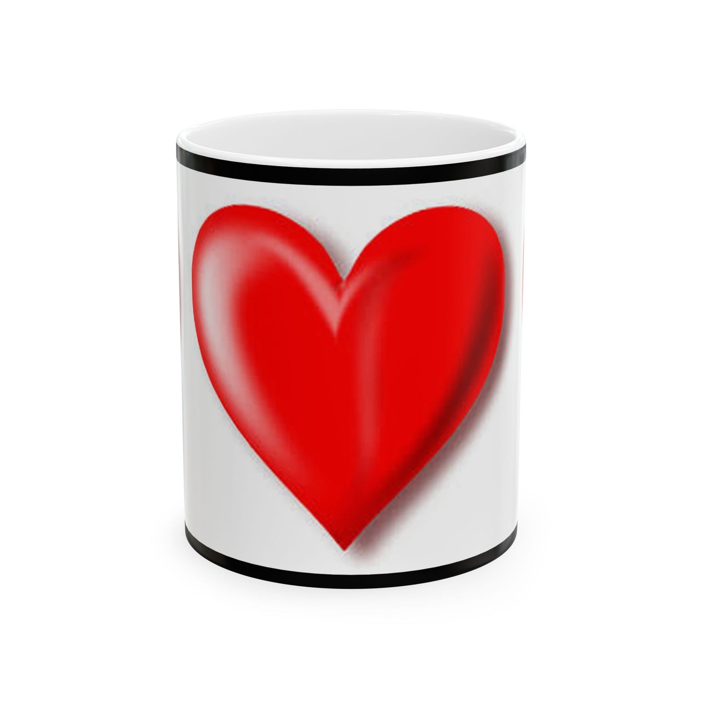 Princess Grace Heart Design Ceramic Mug Perfect Gift for Love & Romance