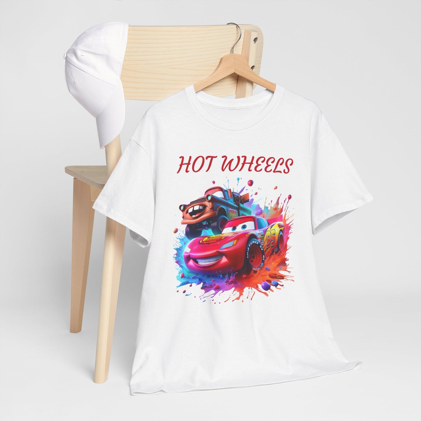 Princess Grace Cool Cars Unisex Heavy Cotton Tee Hot Wheels Graphic Tee for Kids and Adults