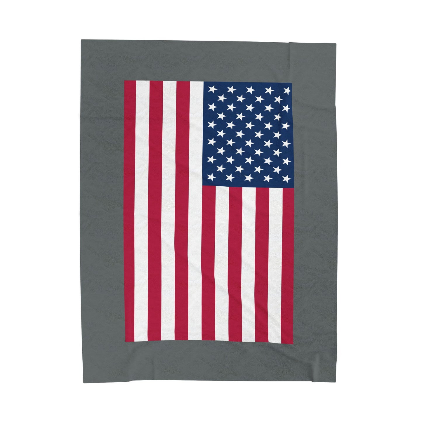 Princess Grace American Flag Velveteen Plush Blanket Cozy Home Decor for Holidays & Celebrations