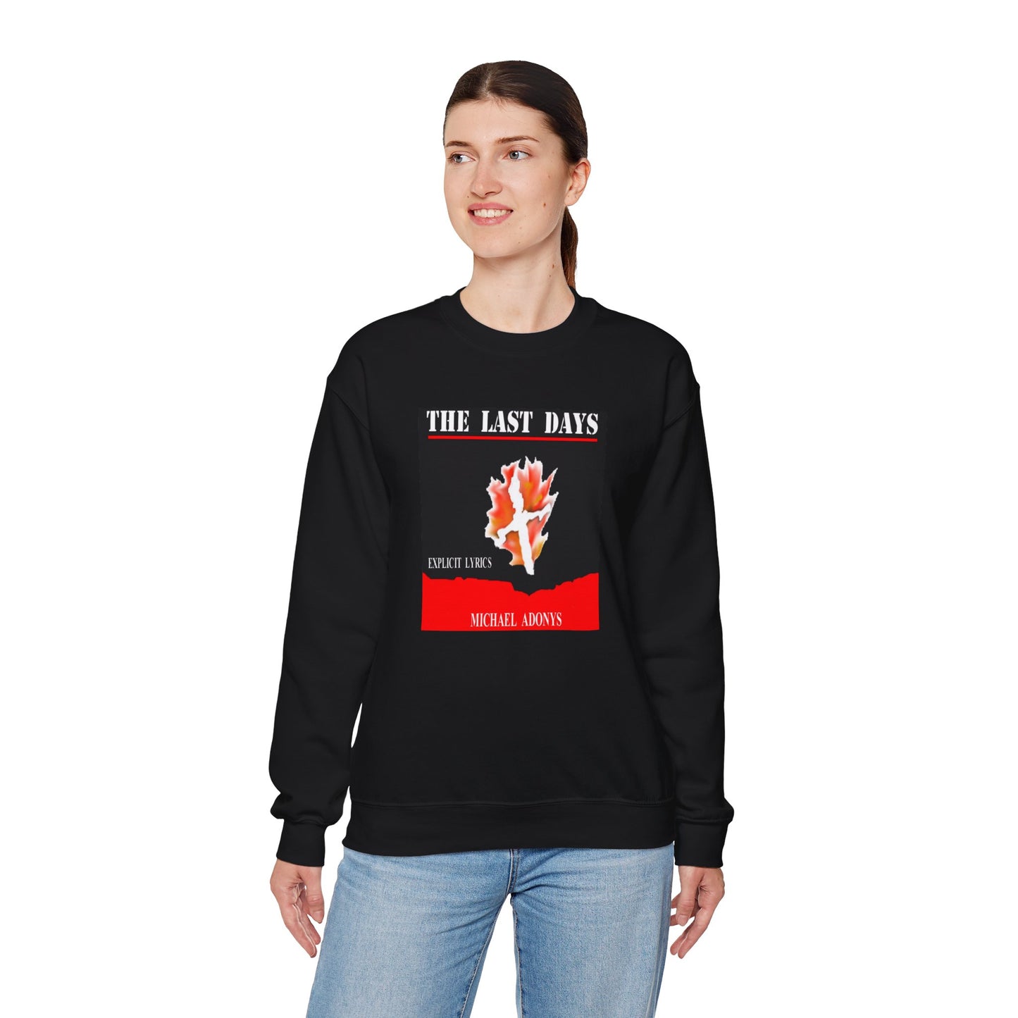 Michael Adonys The Last Days Crewneck Sweatshirt Unisex Heavy Blend