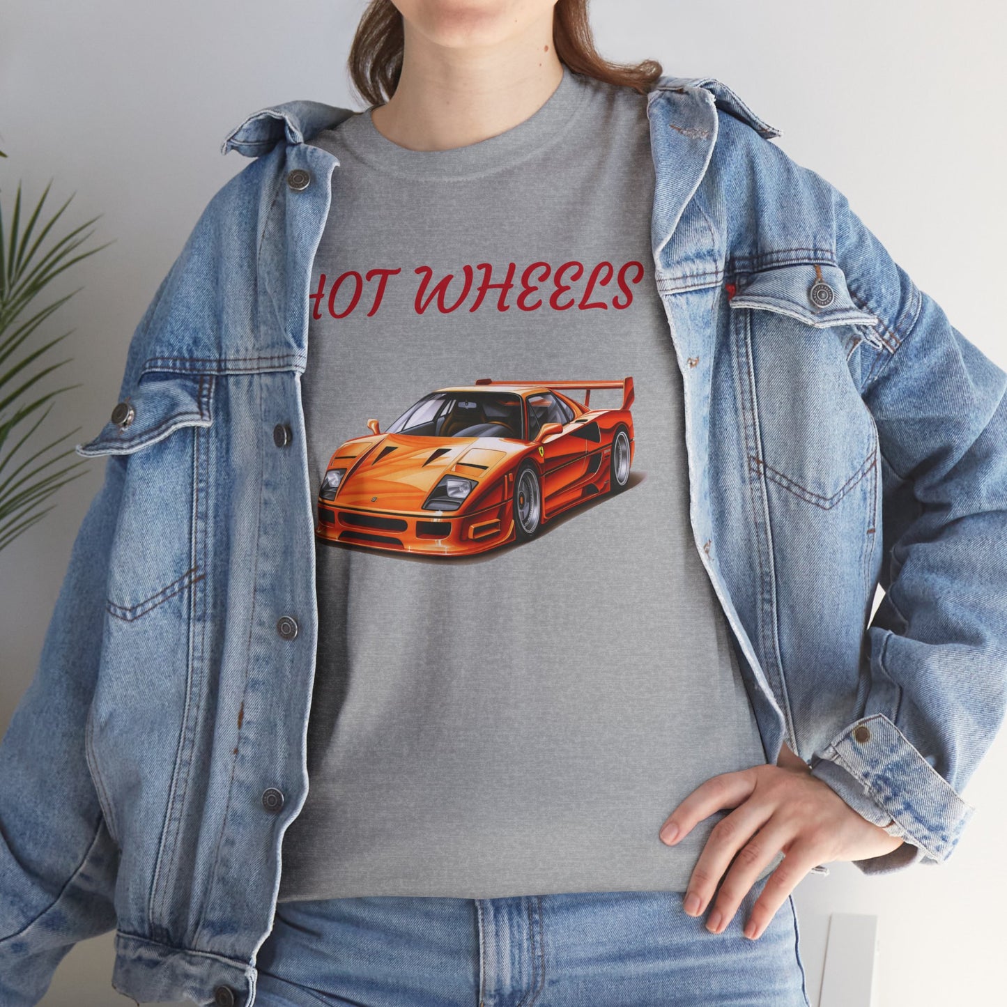 Princess Grace Hot Wheels Unisex Heavy Cotton Tee Perfect for Car Lovers and Racing Fans