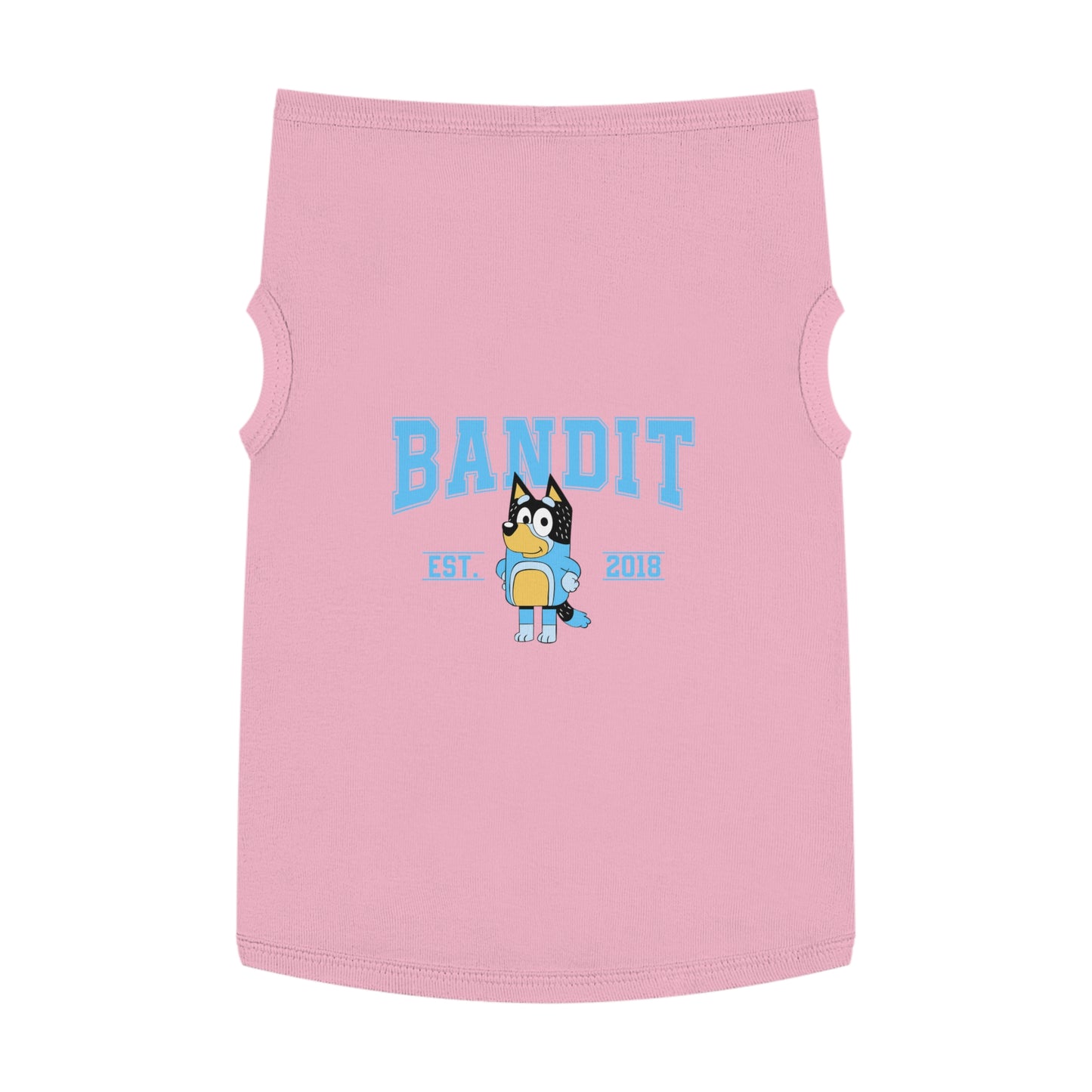 Princess Grace BLUEY Cute Dog Tank Top 'Bandit' Pet Apparel for Stylish Dogs