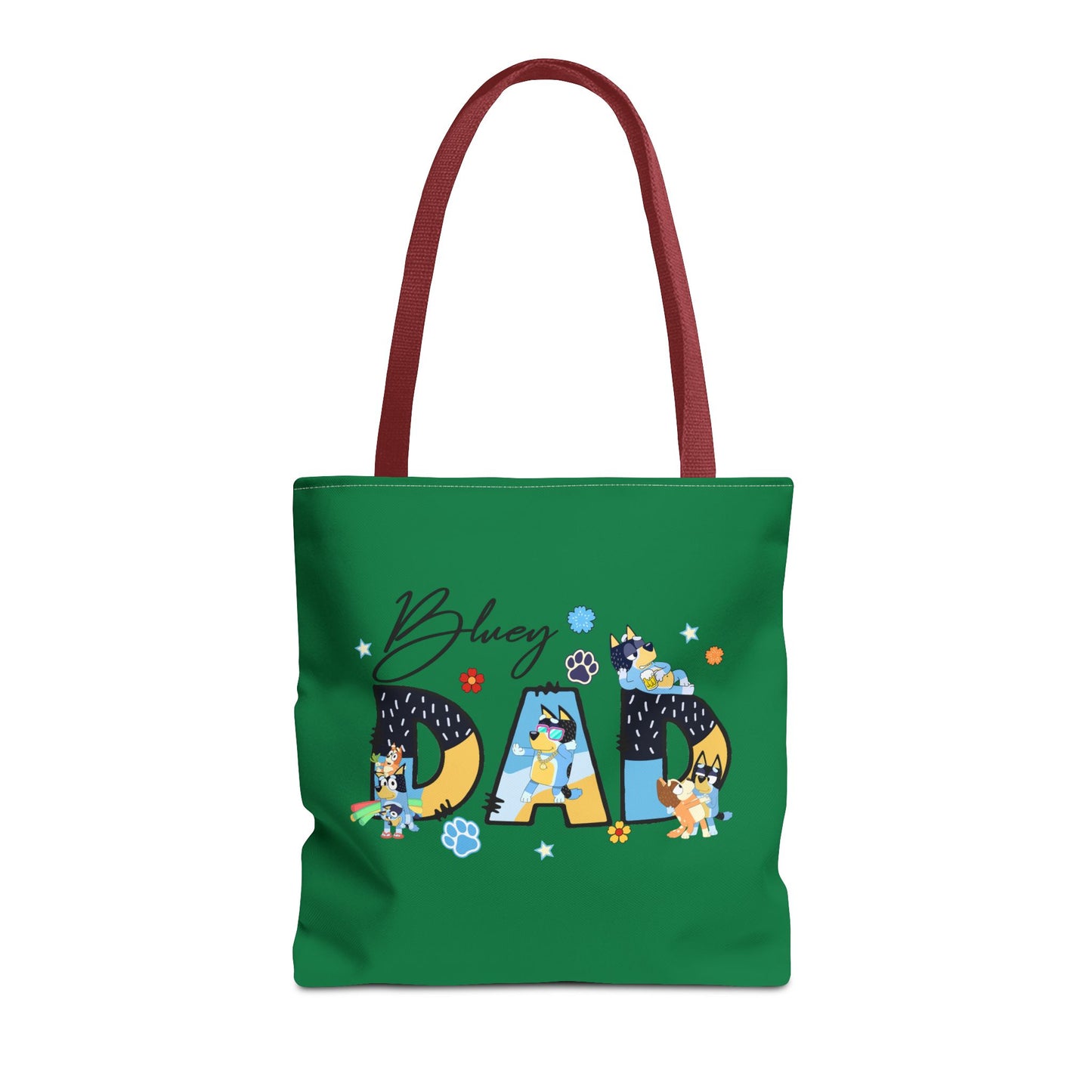 Princess Grace Bluey Dad Tote Bag Fun & Functional Gift for Dog Lovers